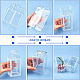BENECREAT 28PCS Clear Wedding Favour Boxes with Bowknot Pattern 10.5x6x6cm Rectangle PVC Transparent Gift Boxes for Candy Chocolate Valentine Gift Wrapping CON-BC0006-29-3