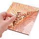 Nbeads 50 hojas de papel de hoja de oro de 14cmx14cm MRMJ-NB0001-02-3