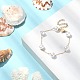 Bracelet chaîne perles imitation perle plastique abs BJEW-JB09421-2