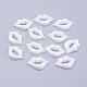 Acrylic Lip Shaped Cabochons X-BUTT-E024-B-10-1