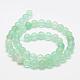 Natural Green Fluorite Beads Strands G-E112-6mm-1-2