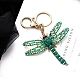 Portachiavi in lega con strass&nbsp;PW-WGB9AB5-01-1