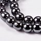 Non-Magnetic Synthetic Hematite Beads Strands X-G-H1624-8mm-1-3