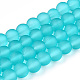 Chapelets de perles en verre transparent GLAA-S031-6mm-18-1