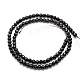 Natural Obsidian Beads Strands G-G545-25-2
