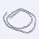 Faceted Electroplate Glass Rondelle Bead Strands X-EGLA-R048-3mm-66-3