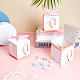 PandaHall 60 Sets Newborn Baby Footprints Candy Boxes CON-WH0072-22B-5