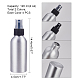 Botellas de spray de aluminio recargables pandahall elite de 120 ml MRMJ-PH0001-12-2