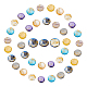 Sunnyclue 128 pièces 8 couleurs banc de tirage perles de coquillages d'eau douce brins SHEL-SC0001-15-1