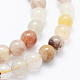 Chapelets de perles en quartz de rutile naturel G-E469-16-6mm-3