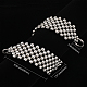 Poignées de sac en perles tressées en plastique abs AJEW-WH0367-49-3