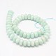 Faceted Rondelle Natural Peru Amazonite Bead Strands G-L448-06-12mm-2