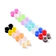 32 pièces 16 couleurs silicone mince oreille jauges chair tunnels bouchons FIND-YW0001-17A-4