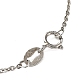 Piezas de collar de cadenas tipo cable de plata de ley 925 chapadas en rodio STER-B001-03P-A-3