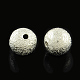 Perles en laiton texturées KK-R012-12mm-P-1