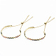 Brass Micro Pave Cubic Zirconia Slider Bracelets BJEW-S142-030-NF-1