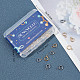 Sunnyclue 1 boîte de 60 perles en acier inoxydable pour la fabrication de bijoux STAS-SC0004-10-7