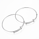 Adjustable 304 Stainless Steel Bangles BJEW-H522-01P-1