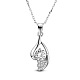 Ожерелье с подвеской из стерлингового серебра tinysand 925 с кубическим цирконием «Слеза радости» TS-N399-S-16-1