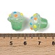 Стеклянные бугорчатые бусины GLAA-B025-01B-3