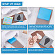 SUPERDANT Leather Die Cutting Rectangle Card Holder Dies Metal Cutting Dies for 3 Slots Card Holder Making Scrapbooking Paper Crafting Stencils Die Cuts Template 12.7x25.4x0.9cm DIY-SD0001-50-060-6