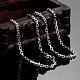 Unisex 316L Surgical Stainless Steel Cable Chain Necklaces NJEW-BB02011-20-4