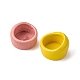 Ahandmaker 4pcs 4 colores de porcelana cuencos de agua para comida de hámster AJEW-GA0003-34-3