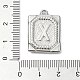 Подвески из нержавеющей стали 304 с защитой от потускнения STAS-U033-01P-X-3