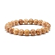 8.5 mm gefärbtes natürliches Maifanit / Maifan-Stein-Stretcharmband mit runden Perlen für Mädchen und Frauen BJEW-JB07178-2