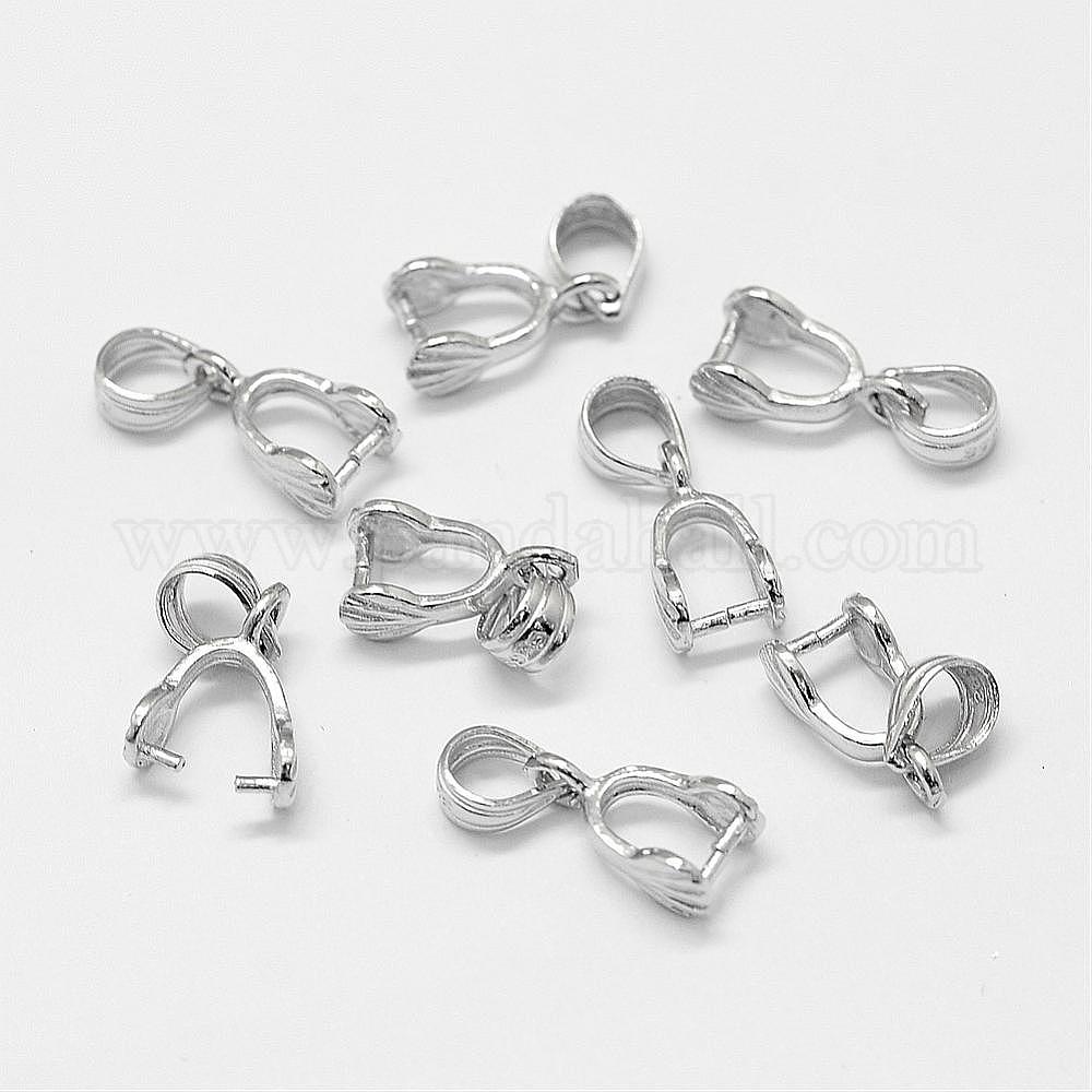 TOAOB 400pcs Crochets De Boucle D'oreilles Plaqué Argent 925 Accroche
