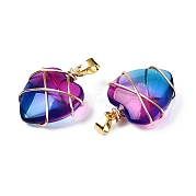 Подвески lampwork GLAA-T023-05L