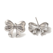 Серьги-клипсы из латуни с гальваническим покрытием EJEW-R162-29P