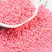 Выпечка краска стеклянные бусины SEED-A033-05I