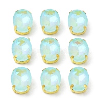 Мокко(мк) овал пришить по стразам&nbsp;RGLA-F080-01A-05