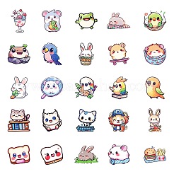 50шт. бумажные наклейки с изображением животных из мультфильмов STIC-C012-01