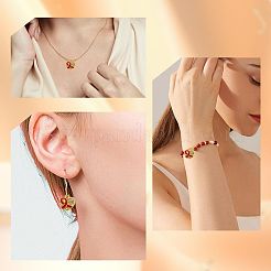 Подвески из сплава и страза ENAM-SC0003-34