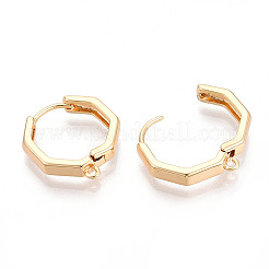 Латунная фурнитура для хооп серег KK-N267-33G