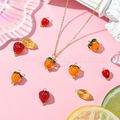 10шт 5 стиля подвески ручной работы лэмпворк&nbsp;PALLOY-YW00049