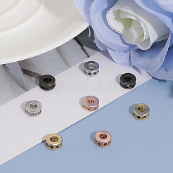 16шт 8 цвета латунные дистанционные бусины KK-CA0002-49