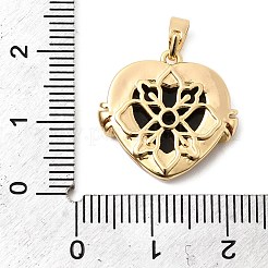 Подвески из латуни с кубическим цирконием и раковинами морского ушка.&nbsp;KK-G553-01B-G