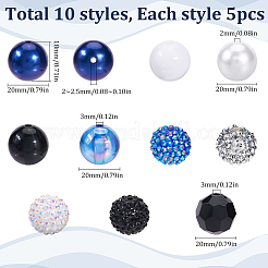 Kits de perles rondes à faire soi-même&nbsp;DIY-SC0027-87