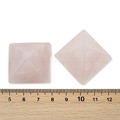 Пирамидальные украшения из натурального розового кварца и оргонита&nbsp;G-C186-07M