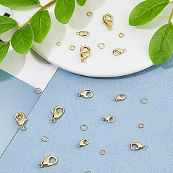 30 шт. латунные застежки-лобстеры KK-HS0001-37