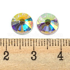 Perle en verre de dos plat&nbsp;RGLA-C002-SS40-101