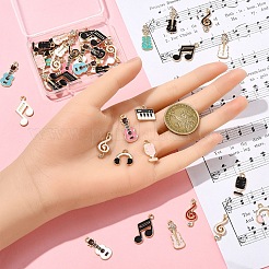 40шт 20 стиля подвески из сплава с эмалью&nbsp;ENAM-YW0005-94