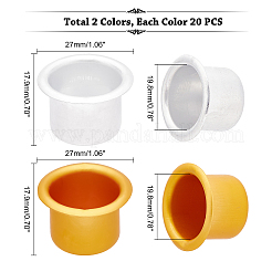 20 vaso para velas de aluminio de 2 colores&nbsp;FIND-PH0004-53