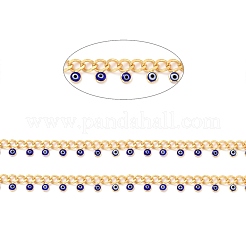 Латунные граненые бордюрные цепи ручной работы CHC-C020-07G-02-NR