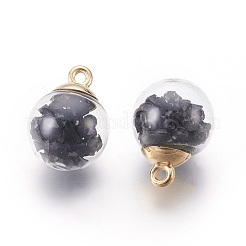 Прозрачные стеклянные бутылки подвески&nbsp;LS-GLAA-L018-04