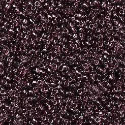 TOHOラウンドシードビーズ  日本製シードビーズ  （6b）透明な中型アメジスト  15/0  1.5mm  穴：0.7mm  約3000個/10g&nbsp;X-SEED-TR15-0006B