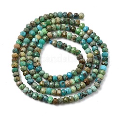 Хубэй природных бирюзовый бисер нитей G-G294-C02-2x3mm